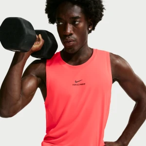 Męska koszulka treningowa bez rękawów Dri-FIT Nike Pro - Czerwony