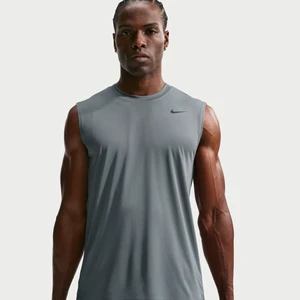 Męska koszulka treningowa bez rękawów Dri-FIT Nike - Szary