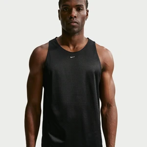 Męska koszulka treningowa do koszykówki z siateczki Nike Standard Issue - Czerń
