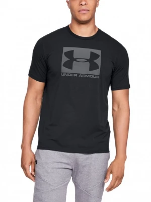 Męska koszulka treningowa UNDER ARMOUR BOXED SPORTSTYLE SS - czarna