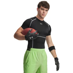 Męska koszulka treningowa Under Armour UA HeatGear Elite Comp SS - czarna
