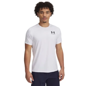 Męska koszulka treningowa Under Armour UA Heatgear Fitted SS - biała