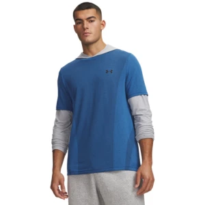 Męska koszulka treningowa Under Armour UA Vanish Elite Seamless SS - niebieska