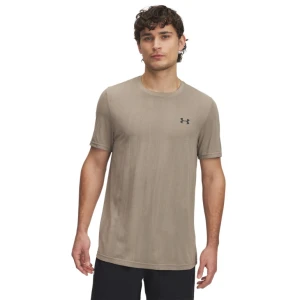 Męska koszulka treningowa Under Armour Vanish Seamless Novelty SS - brązowa