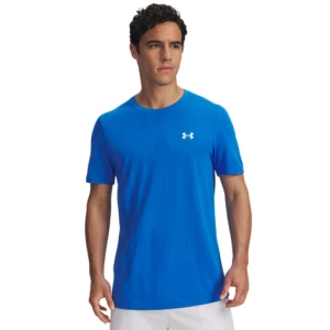 Męska koszulka treningowa Under Armour Vanish Seamless Novelty SS - niebieska