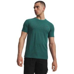 Męska koszulka treningowa Under Armour Vanish Seamless Novelty SS - turkusowa
