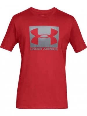 Męska koszulka UNDER ARMOUR BOXED SPORTSTYLE SS - czerwona
