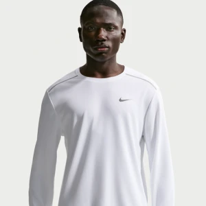 Męska koszulka z długim rękawem do biegania Dri-FIT Nike Miler - Biel