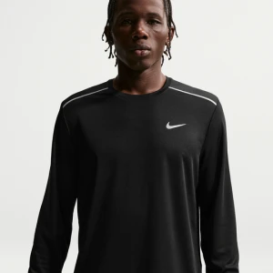 Męska koszulka z długim rękawem do biegania Dri-FIT Nike Miler - Czerń