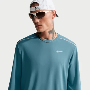 Męska koszulka z długim rękawem do biegania Dri-FIT Nike Miler - Niebieski