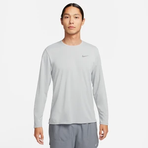 Męska koszulka z długim rękawem do biegania Nike Dri-FIT UV Miler - Szary