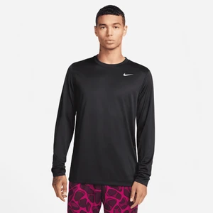 Męska koszulka z długim rękawem do fitnessu Nike Dri-FIT Legend - Czerń