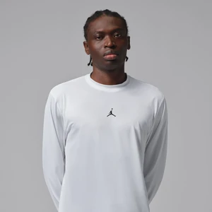 Męska koszulka z długim rękawem Dri-FIT Jordan Sport Essentials - Biel
