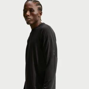 Męska koszulka z długim rękawem Dri-FIT Nike 24.7 ImpossiblySoft Light - Czerń