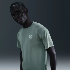 Męska koszulka z krótkim rękawem do biegania Dri-FIT ADV Nike Stride „Eliud Kipchoge” - Szary