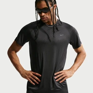 Męska koszulka z krótkim rękawem do biegania Dri-FIT ADV Nike Stride Plus - Czerń