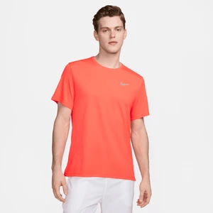 Męska koszulka z krótkim rękawem do biegania Dri-FIT Nike Miler - Czerwony