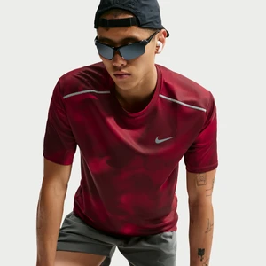 Męska koszulka z krótkim rękawem do biegania Dri-FIT Nike Miler - Czerwony