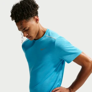 Męska koszulka z krótkim rękawem do biegania Dri-FIT Nike Miler - Niebieski