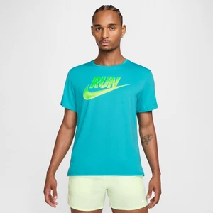 Męska koszulka z krótkim rękawem do biegania Dri-FIT Nike Miler Run Energy - Zieleń
