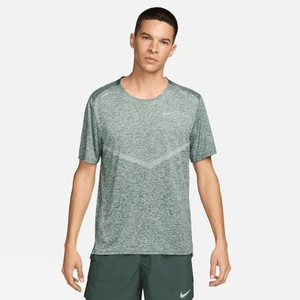 Męska koszulka z krótkim rękawem do biegania Dri-FIT Nike Rise 365 - Zieleń