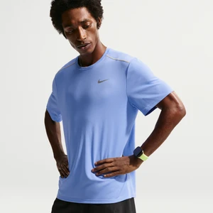 Męska koszulka z krótkim rękawem do biegania Dri-FIT Nike Miler - Niebieski