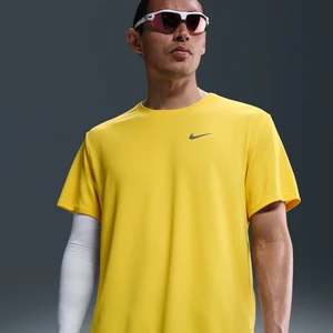 Męska koszulka z krótkim rękawem do biegania Nike Dri-FIT UV Miler - Żółty