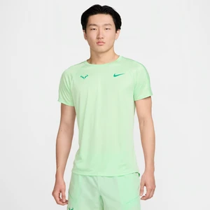 Męska koszulka z krótkim rękawem do tenisa Nike Dri-FIT Rafa Challenger - Zieleń