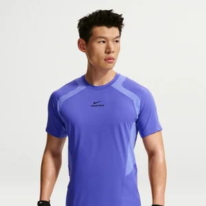 Męska koszulka z krótkim rękawem Dri-FIT ADV Nike Pro Training - Fiolet
