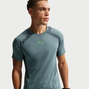 Męska koszulka z krótkim rękawem Dri-FIT ADV Nike Pro Training - Szary