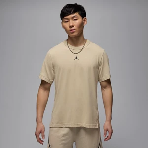 Męska koszulka z krótkim rękawem Dri-FIT Jordan Sport - Brązowy