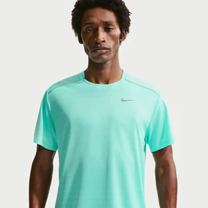 Męska koszulka z krótkim rękawem Dri-FIT Nike Miler - Zieleń