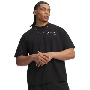 Męska koszulka z krótkim rękawem Under Armour UA M HWT ECHO LOGO OS SS - czarna