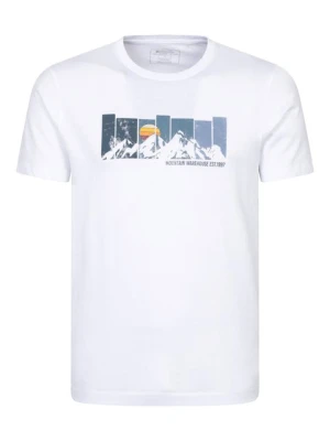 Męska koszulka z nadrukiem — gradient, góry - White Mountain Warehouse