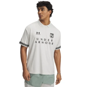 Męska koszulka z nadrukiem Under Armour M's 96 Terrace Jsy SS - biała
