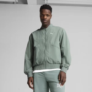 Męska kurtka bomber PUMA Class, Odzież, Zielony,