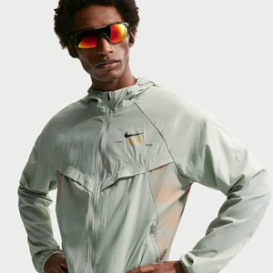 Męska kurtka do biegania Nike Stride z ochroną przed promieniowaniem UV Repel - Zieleń