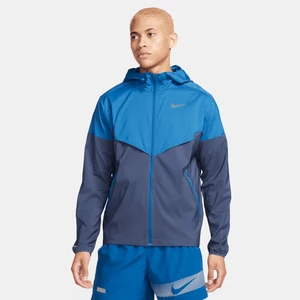 Męska kurtka do biegania Repel Nike Windrunner - Niebieski