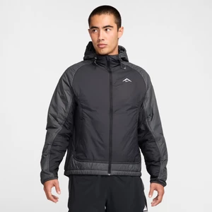 Męska kurtka do biegania Therma-FIT Nike Trail PrimaLoft® - Czerń