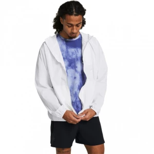 Męska kurtka do biegania Under Armour Launch Lightweight Jacket - biała