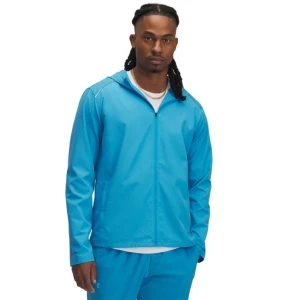 Męska kurtka do biegania Under Armour UA Storm Run Hooded Jacket - niebieska