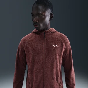 Męska kurtka do biegania z dzianiny Dri-FIT Nike Trail - Brązowy
