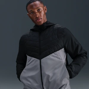 Męska kurtka do biegania z syntetycznym wypełnieniem Nike Therma-FIT Repel - Czerń