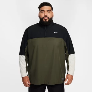 Męska kurtka do golfa z zamkiem 1/2 Dri-FIT Nike Golf Club - Czerń