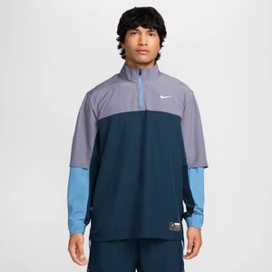 Męska kurtka do golfa z zamkiem 1/2 Dri-FIT Nike Golf Club - Niebieski