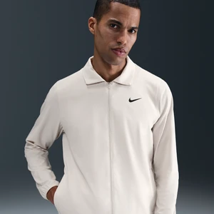 Męska kurtka do golfa z zamkiem na całej długości Repel Nike Tour - Brązowy