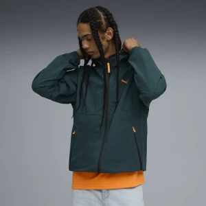 Męska kurtka dresowa o luźnym kroju PUMATECH, Odzież, Zielony,