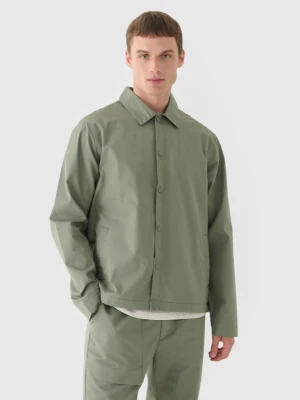 Męska kurtka koszulowa przejściowa 4F 4FRSS24TTJAM0887 - zielony
