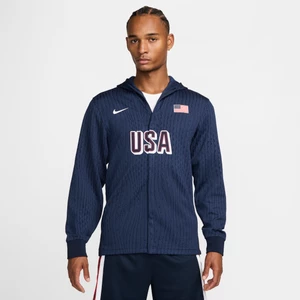 Męska kurtka meczowa do koszykówki Nike Dri-FIT ADV USA - Niebieski