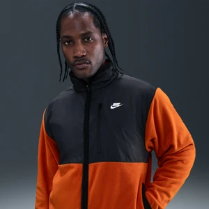 Męska kurtka na zimę z zamkiem na całej długości Nike Sportswear Club - Pomarańczowy